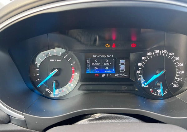 Ford Mondeo cena 69987 przebieg: 78000, rok produkcji 2019 z Radłów małe 596